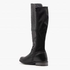 Forever Quilted Nylon Back Riding Boots Newest Arrivals
