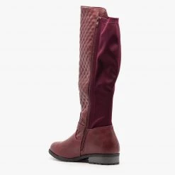Forever Quilted Nylon Back Riding Boots Newest Arrivals