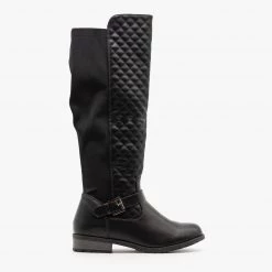 Forever Quilted Nylon Back Riding Boots Newest Arrivals