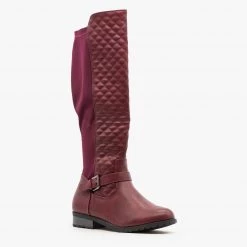 Forever Quilted Nylon Back Riding Boots Newest Arrivals