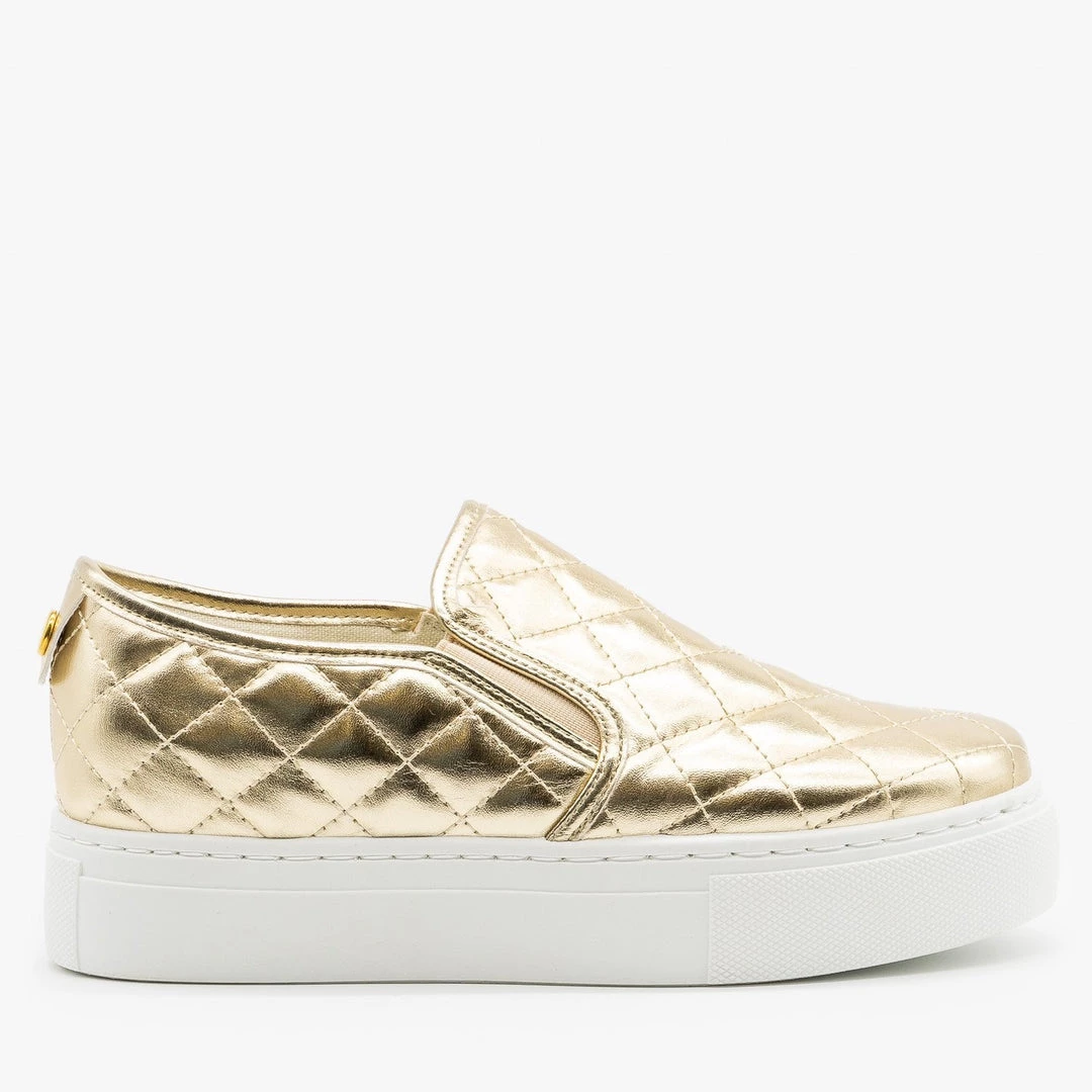 Anna Shoes Quilted Platform Slip On Sneakers 5 Anna Shoes Quilted Platform Slip On Sneakers