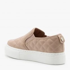 Anna Shoes Quilted Platform Slip On Sneakers 11 Anna Shoes Quilted Platform Slip On Sneakers