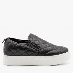 Anna Shoes Quilted Platform Slip On Sneakers 16 Anna Shoes Quilted Platform Slip On Sneakers