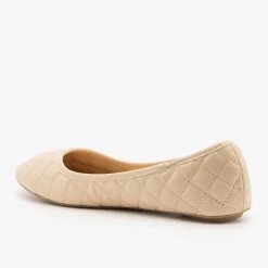 Qupid Shoes Newest Arrivals Quilted Pointed Toe Ballet Flats