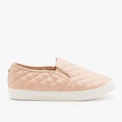 La Sheelah Shoes Quilted Slip On Sneakers