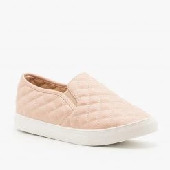 La Sheelah Shoes Quilted Slip On Sneakers