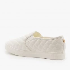 La Sheelah Shoes Quilted Slip On Sneakers
