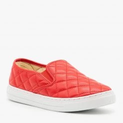 Qupid Shoes Quilted Slip On Sneakers