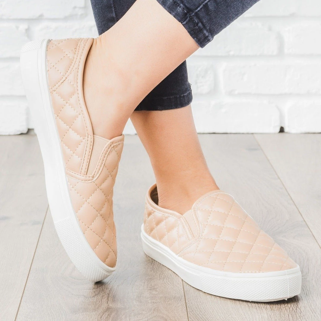 Weeboo Newest Arrivals Quilted Slip-On Summer Sneakers 3 Weeboo Newest Arrivals Quilted Slip-On Summer Sneakers
