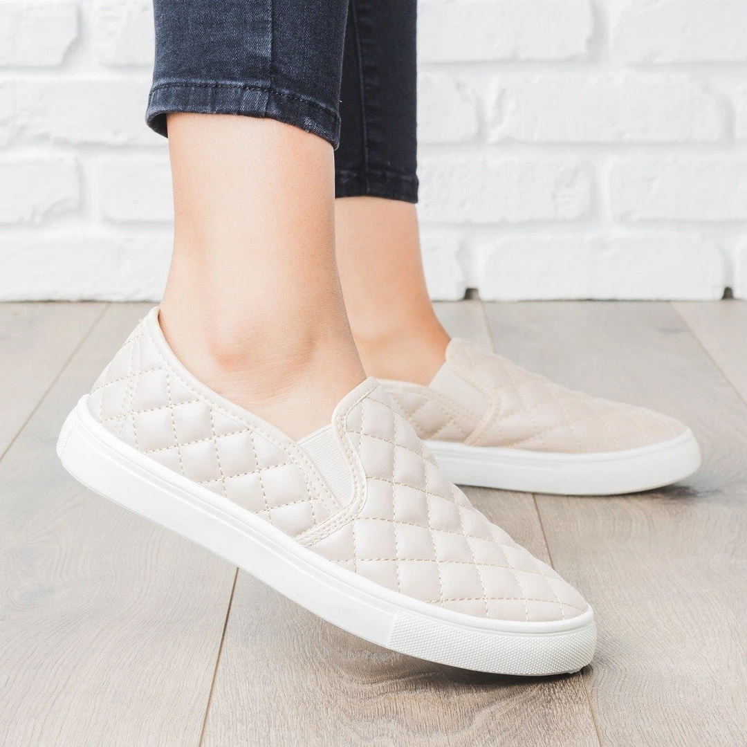Weeboo Newest Arrivals Quilted Slip-On Summer Sneakers 2 Weeboo Newest Arrivals Quilted Slip-On Summer Sneakers
