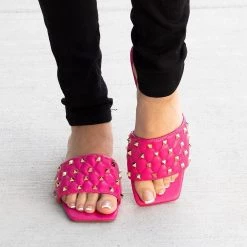 Nature Breeze Quilted Stud Flats Newest Arrivals