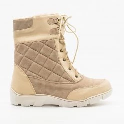 Chase & Chloe Qulited Lace-Up Snow Boots Newest Arrivals