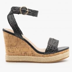 Top Moda Raffia Cork Wedge Sandals 9 Top Moda Raffia Cork Wedge Sandals