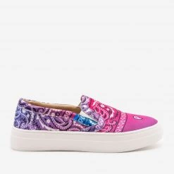 Mata Pink Tie-Dye Print Sneakers Newest Arrivals