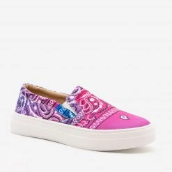 Mata Pink Tie-Dye Print Sneakers Newest Arrivals