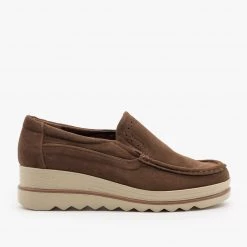 Refresh Newest Arrivals Retro Slip-On Wedge Sneakers FINAL SALE