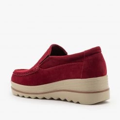 Refresh Newest Arrivals Retro Slip-On Wedge Sneakers FINAL SALE