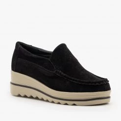 Refresh Newest Arrivals Retro Slip-On Wedge Sneakers FINAL SALE