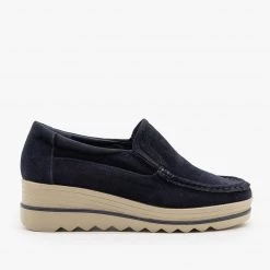 Refresh Newest Arrivals Retro Slip-On Wedge Sneakers FINAL SALE