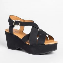 Qupid Shoes Newest Arrivals Retro Woven Strap Platform Wedges 7 Qupid Shoes Newest Arrivals Retro Woven Strap Platform Wedges