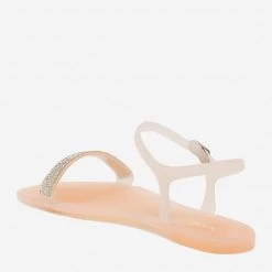 Qupid Shoes Rhinestone Bedazzled Jelly Sandals 8 Qupid Shoes Rhinestone Bedazzled Jelly Sandals