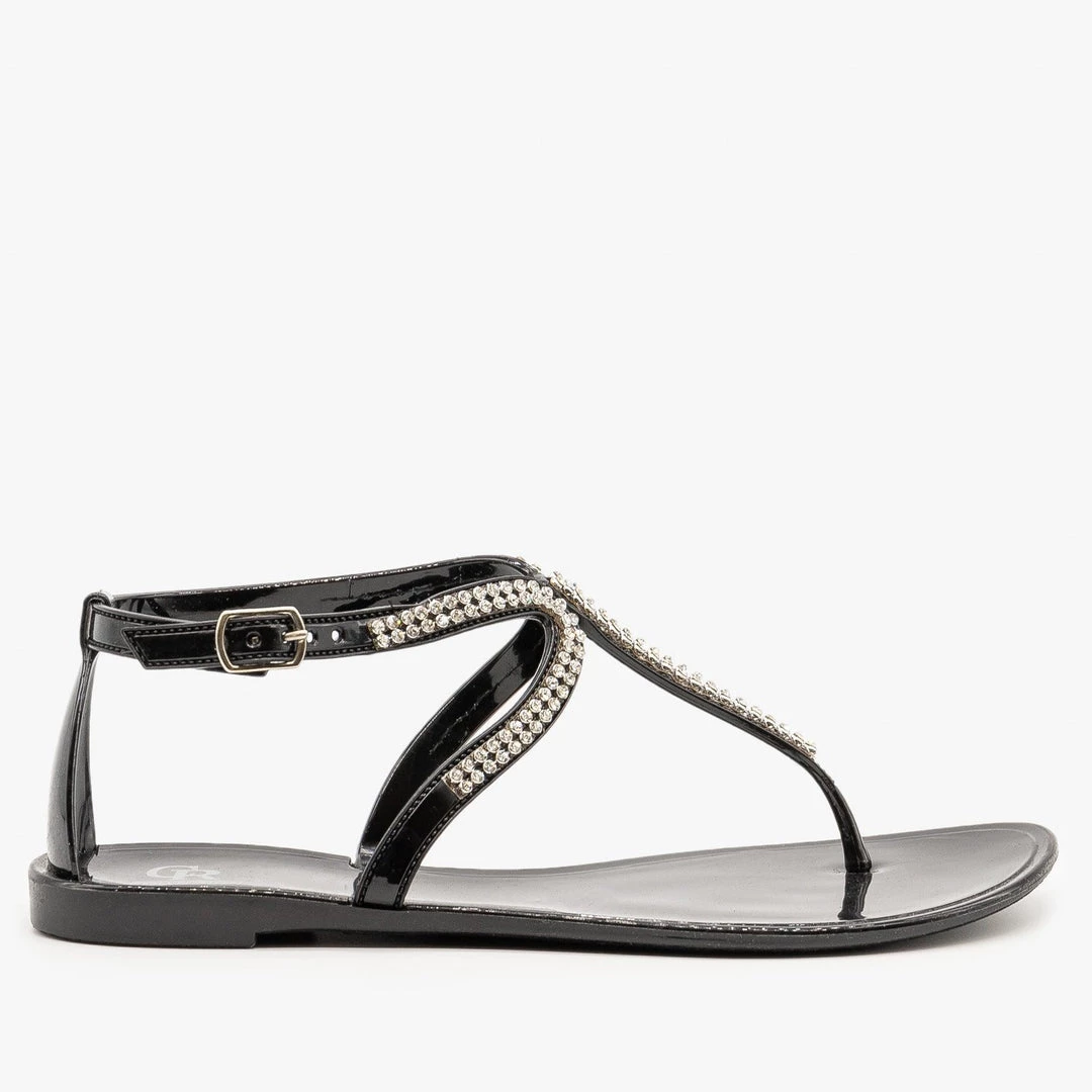 Cape Robbin Newest Arrivals Rhinestone Jelly Sandals 7 Cape Robbin Newest Arrivals Rhinestone Jelly Sandals