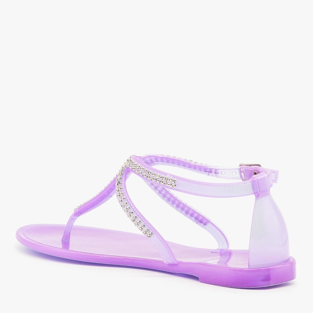 Cape Robbin Newest Arrivals Rhinestone Jelly Sandals 6 Cape Robbin Newest Arrivals Rhinestone Jelly Sandals