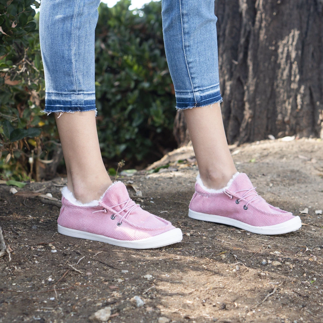 Forever Newest Arrivals Ribbed Faux-Fur Sneakers 2 Forever Newest Arrivals Ribbed Faux-Fur Sneakers