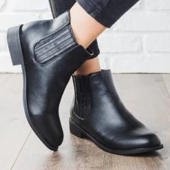 Bamboo Shoes Ridged Classic Ankle Bootie