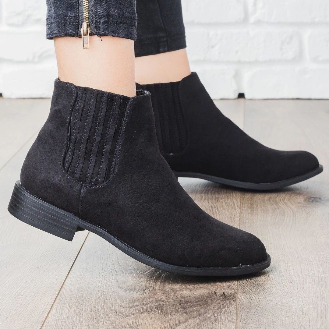 Bamboo Shoes Ridged Classic Ankle Bootie 2 Bamboo Shoes Ridged Classic Ankle Bootie