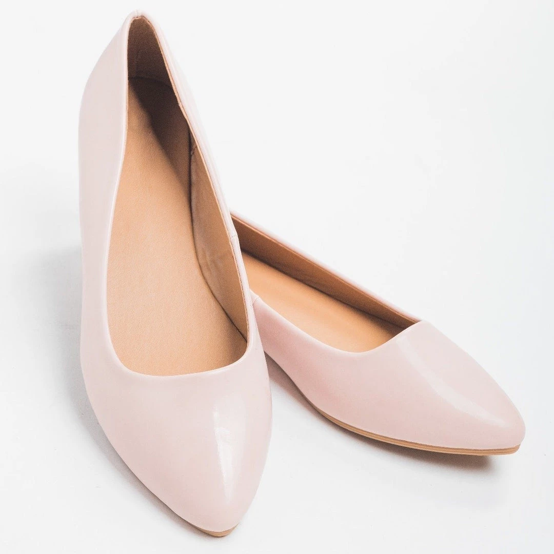 Bella Marie Newest Arrivals Rose Pink Almond Toe Flats 1 Bella Marie Newest Arrivals Rose Pink Almond Toe Flats