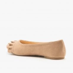 Qupid Shoes Newest Arrivals Ruffle Accented Ballet Flats