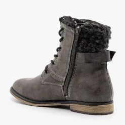 Unbranded/Generic Rugged Buckled Booties Newest Arrivals