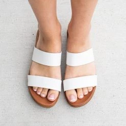 Bamboo Salina Double Strapped Sandals