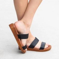 Bamboo Salina Double Strapped Sandals