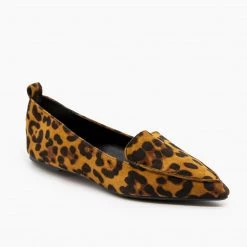 Wild Diva Shoes Newest Arrivals Animal Print Loafer Flats
