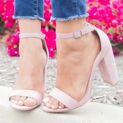 Qupid Shoes Sassy Ankle Strap Chunky Heels 18 Qupid Shoes Sassy Ankle Strap Chunky Heels