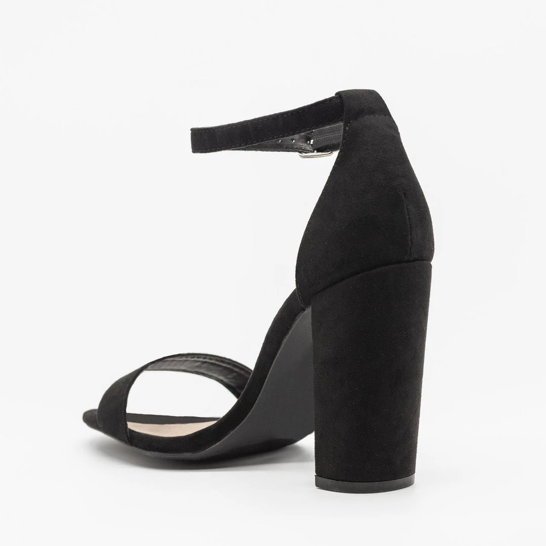 Qupid Shoes Sassy Ankle Strap Chunky Heels 3 Qupid Shoes Sassy Ankle Strap Chunky Heels