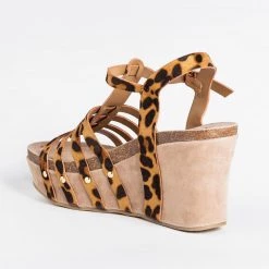 Yoki Newest Arrivals Sassy Caged Platform Wedges