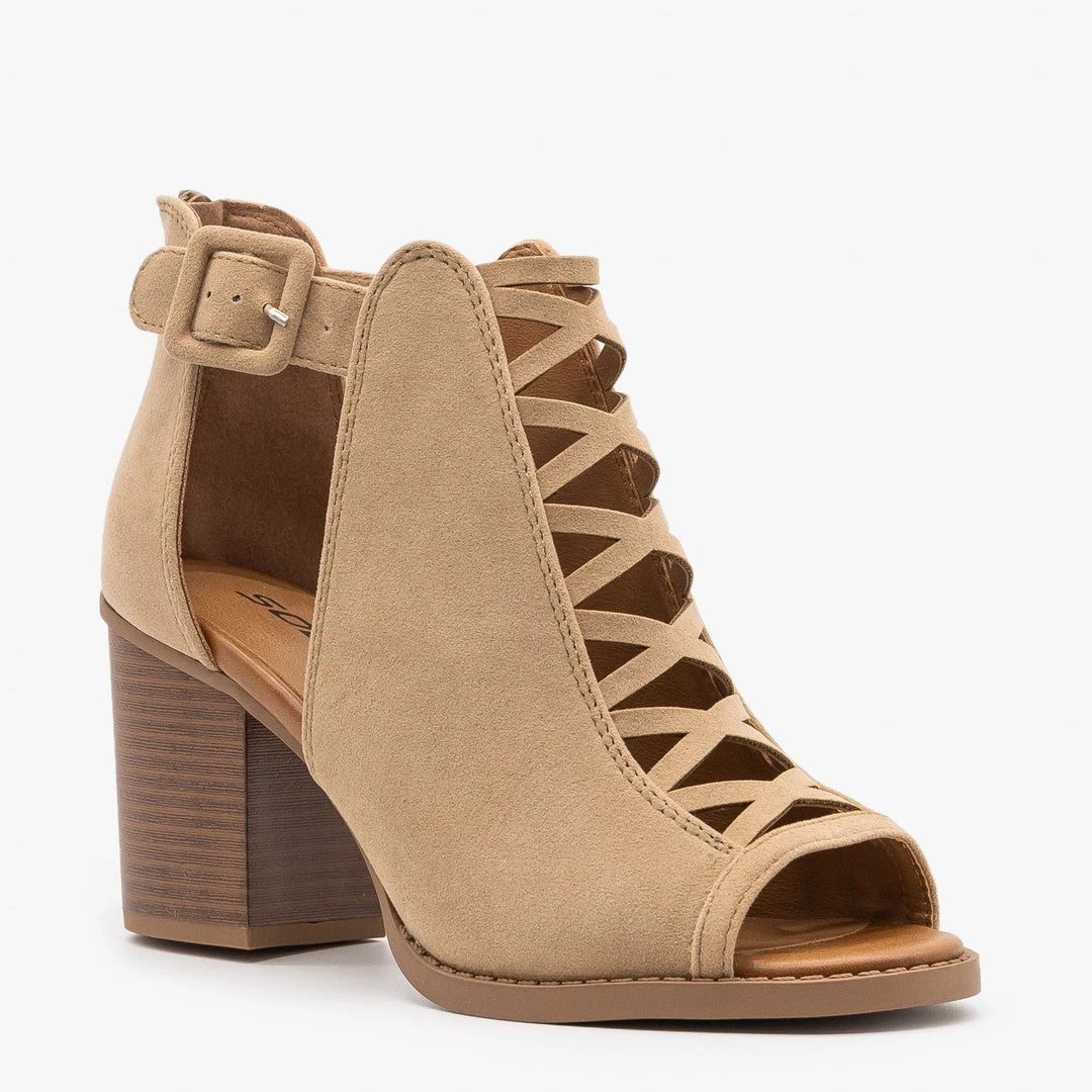 Soda Shoes Newest Arrivals Sassy Criss Cross Fashion Heels 2 Soda Shoes Newest Arrivals Sassy Criss Cross Fashion Heels