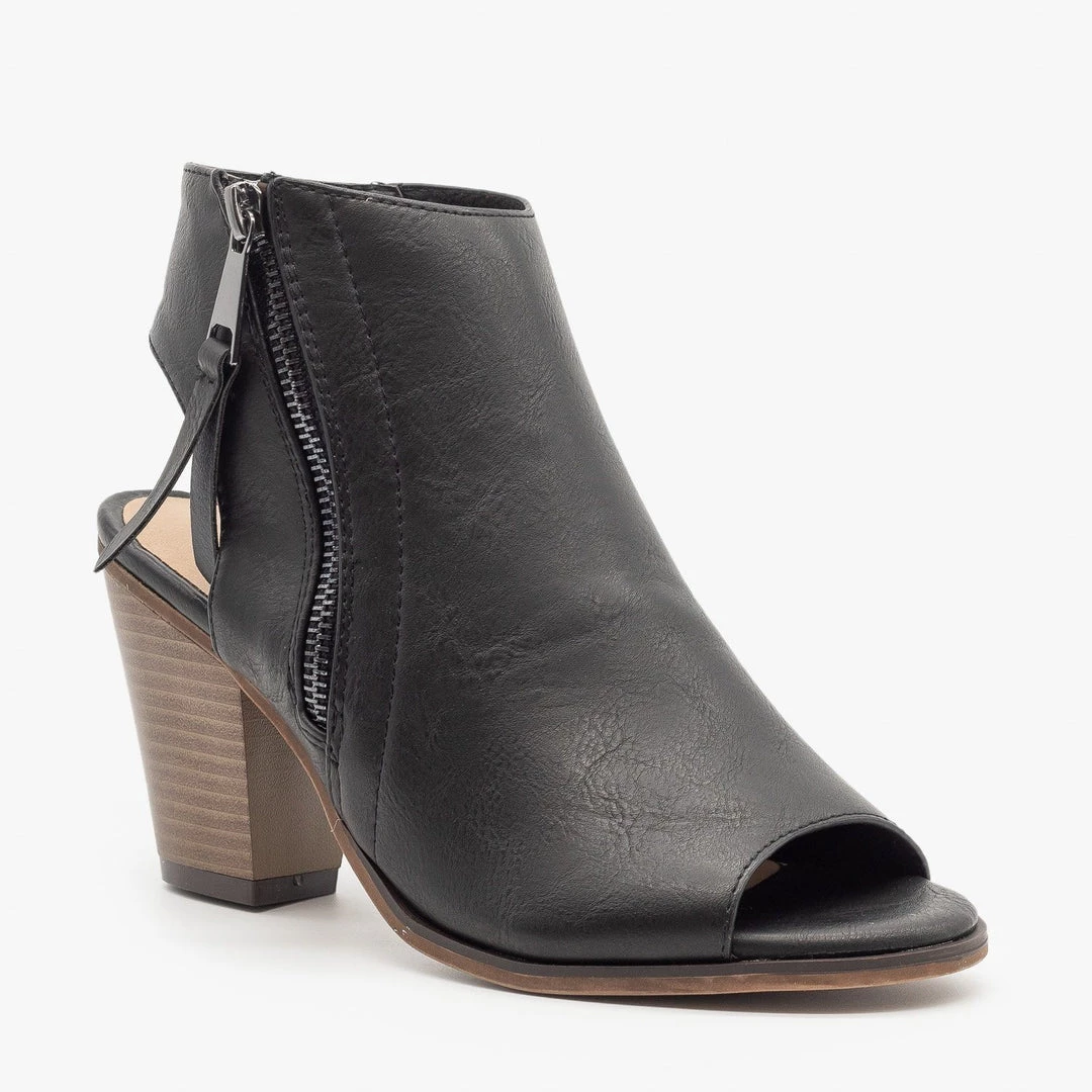 Mata Sassy Cutout Peep Toe Booties Newest Arrivals 9 Mata Sassy Cutout Peep Toe Booties Newest Arrivals