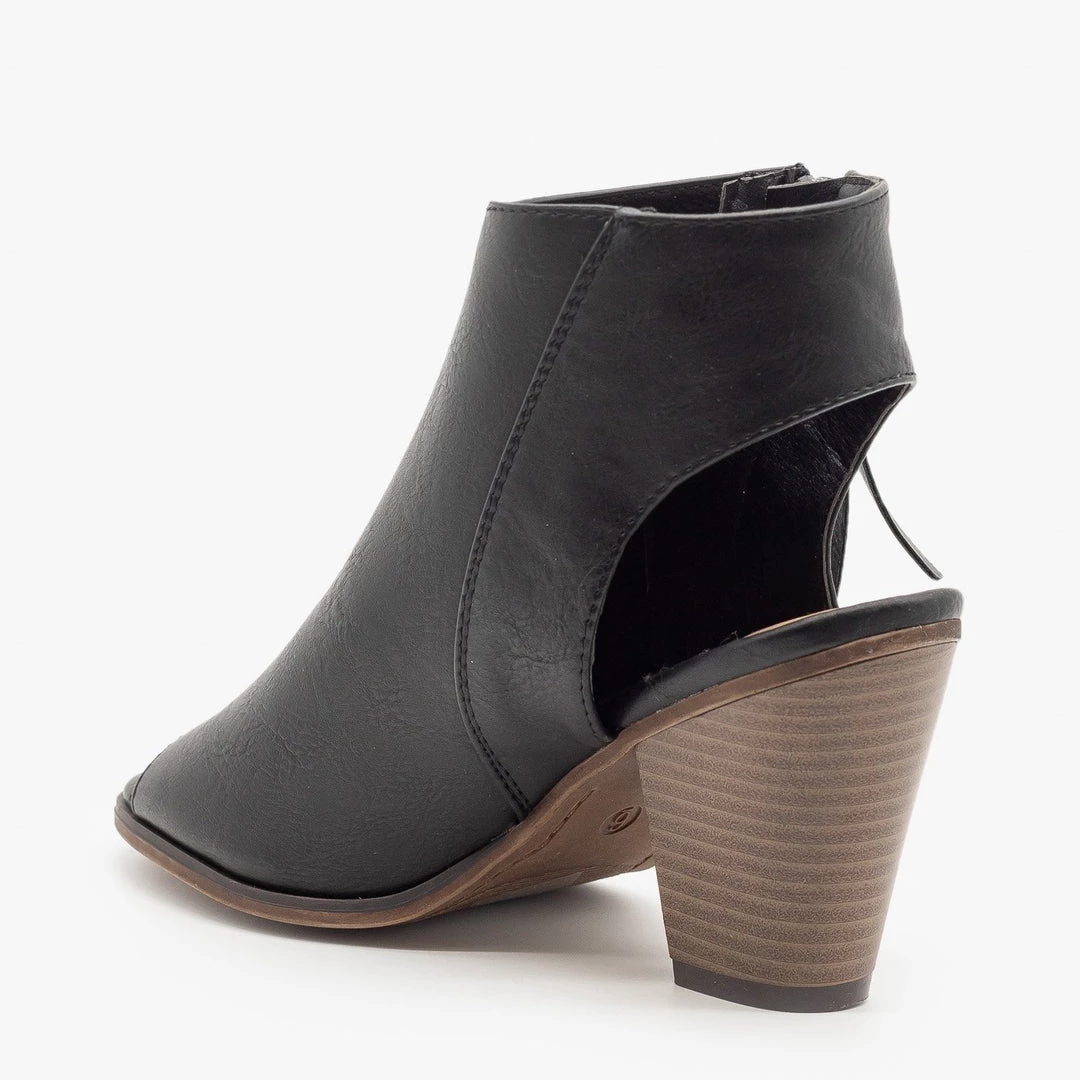 Mata Sassy Cutout Peep Toe Booties Newest Arrivals 8 Mata Sassy Cutout Peep Toe Booties Newest Arrivals