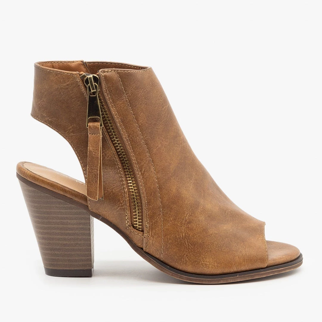 Mata Sassy Cutout Peep Toe Booties Newest Arrivals 6 Mata Sassy Cutout Peep Toe Booties Newest Arrivals