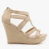 Top Moda Newest Arrivals Sassy Cutout Platform Wedges