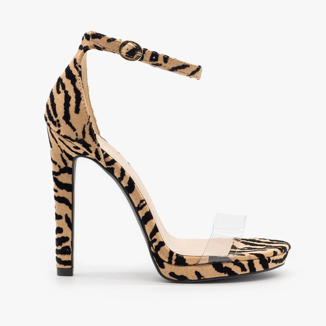 Qupid Shoes Sassy Diva Animal Print High Heels 1 Qupid Shoes Sassy Diva Animal Print High Heels
