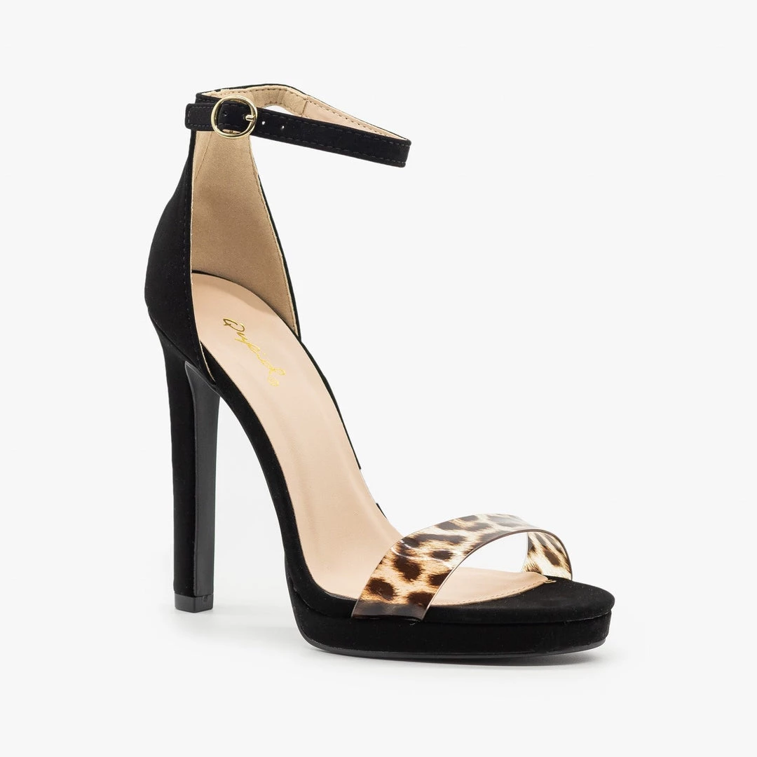 Qupid Shoes Sassy Diva Animal Print High Heels 8 Qupid Shoes Sassy Diva Animal Print High Heels