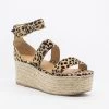 Qupid Shoes Sassy Espadrille Flatform Sandals