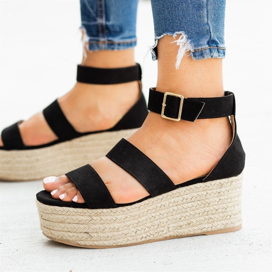 Qupid Shoes Sassy Espadrille Flatform Sandals 8 Qupid Shoes Sassy Espadrille Flatform Sandals