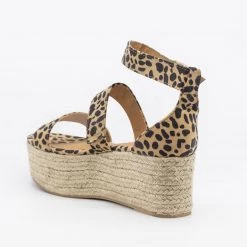 Qupid Shoes Sassy Espadrille Flatform Sandals