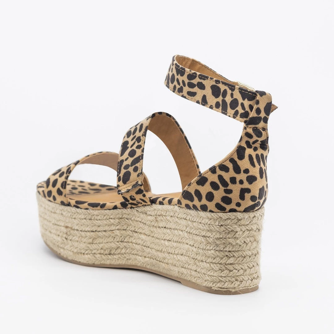 Qupid Shoes Sassy Espadrille Flatform Sandals 2 Qupid Shoes Sassy Espadrille Flatform Sandals